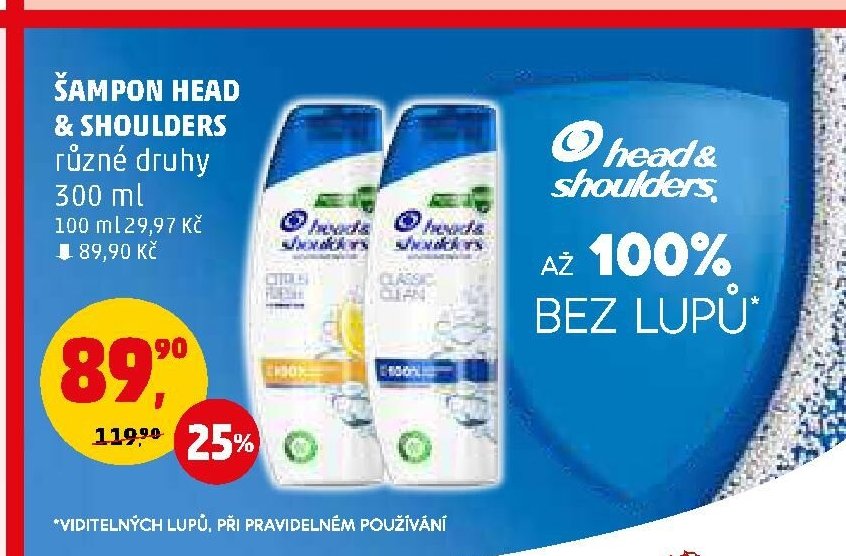 ŠAMPON HEAD & SHOULDERS