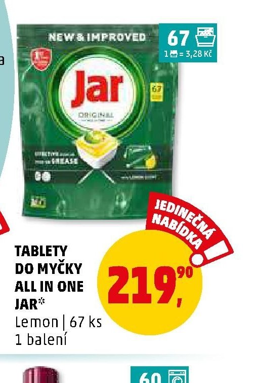 Tablety do myčky All In One Jar