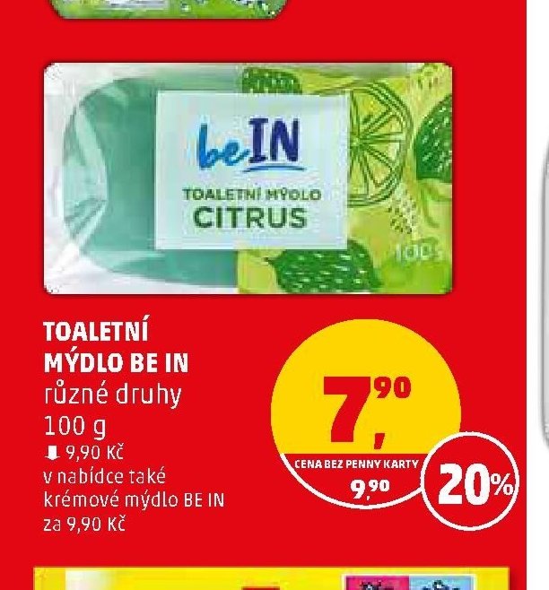 Toaletní mýdlo Be In