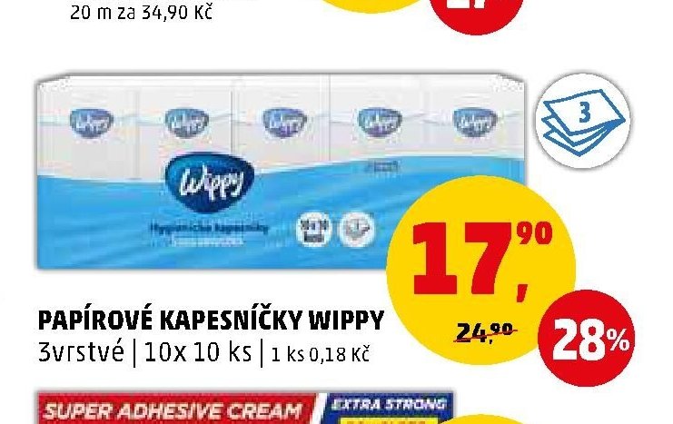 Papírové kapesníčky Wippy