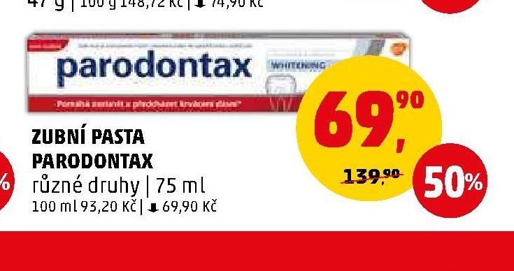 Zubní pasta Parodontax
