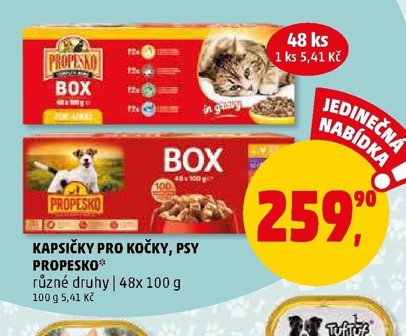 KAPSIČKY PRO KOČKY, PSY PROPESKO*