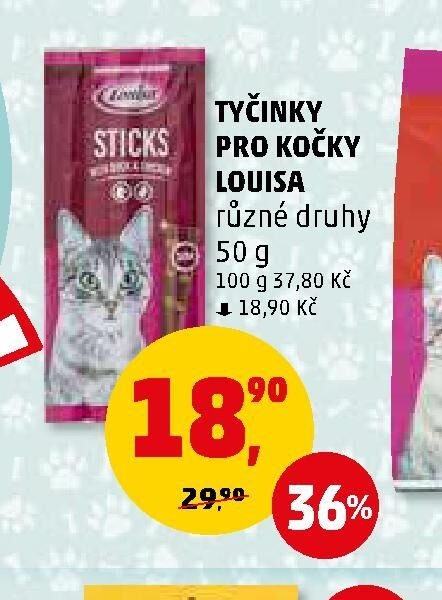 TYČINKY PRO KOČKY LOUISA