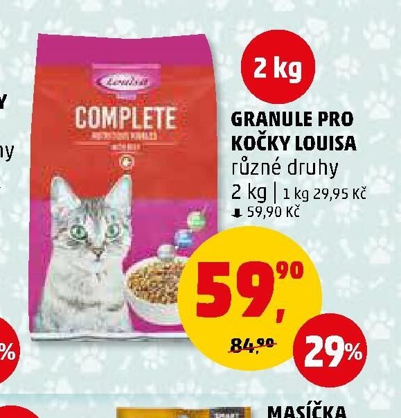 GRANULE PRO KOČKY LOUISA