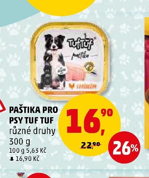 PAŠTIKA PRO PSY TUF TUF
