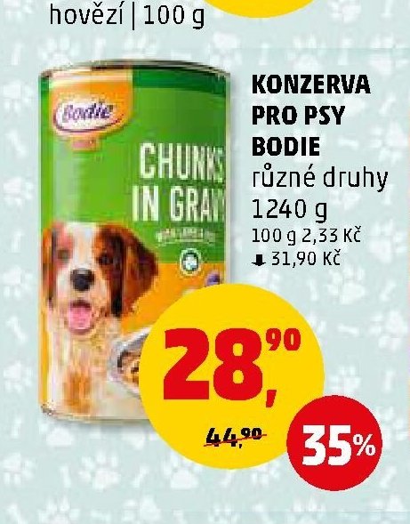 KONZERVA PRO PSY BODIE