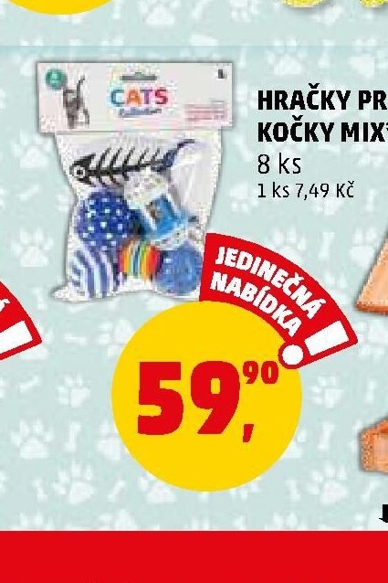 HRAČKY PRO KOČKY MIX*