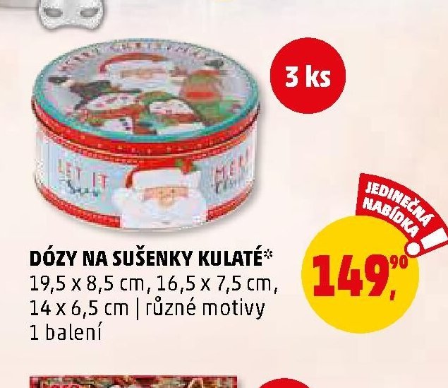 DÓZY NA SUŠENKY KULATÉ