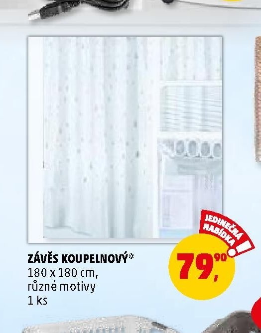 Závěs koupelnový