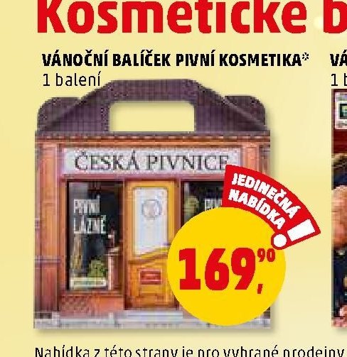 Vánoční balíček Pivní kosmetika