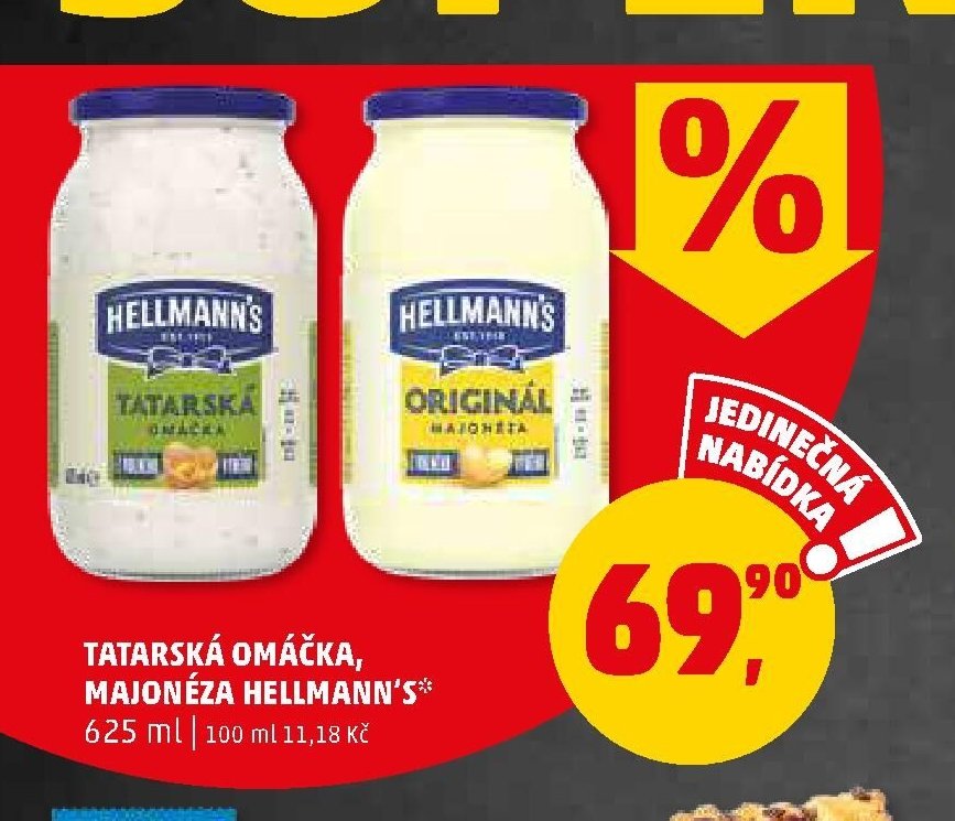 Tatarská omáčka, Majonéza Hellmann's