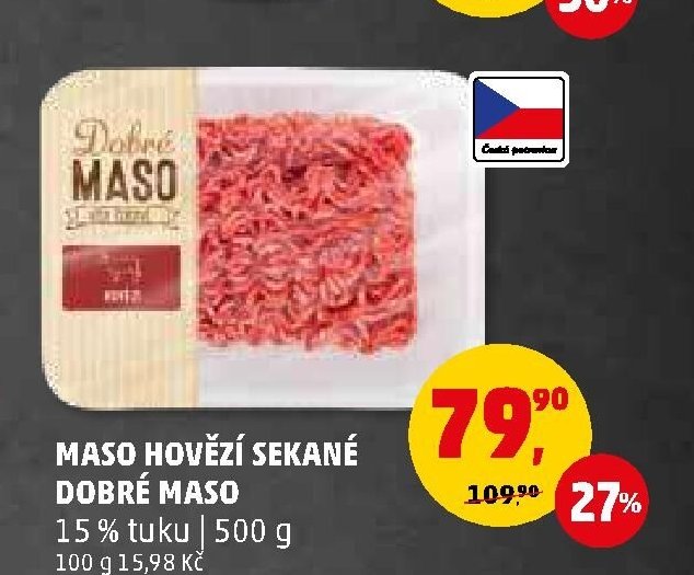 Maso hovězí sekané Dobré maso