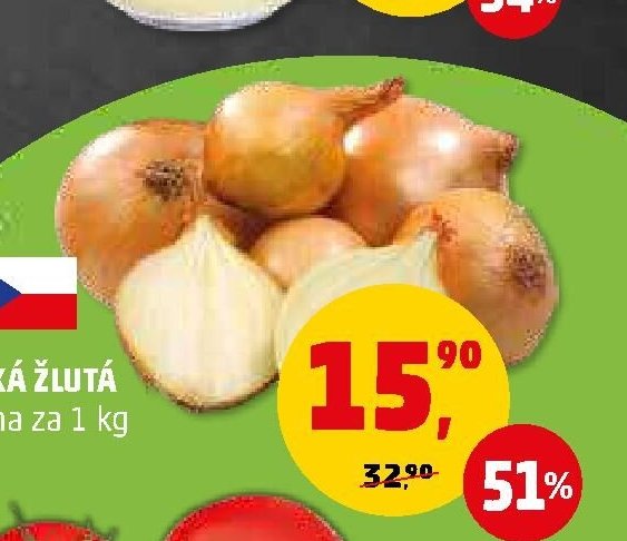 Cibule kuchyňská žlutá