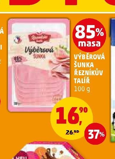 Výběrová šunka Řezníkův talíř 100 g