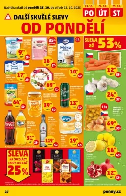 akční leták Penny Market 19.10.2023-25.10.2023