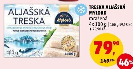 Aljašská treska mražená Mylord