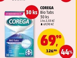 Antibakteriální tablety na zubní protézy Bio Corega