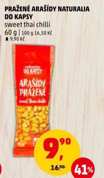 Arašídy pražené Naturalia