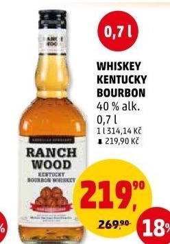 Bourbon whisky Ranch Wood Kentucky