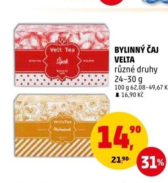 Čaj bylinný Velta Tea
