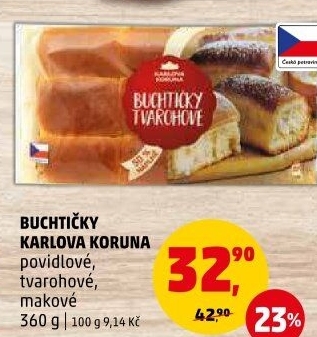 České buchtičky Karlova Koruna