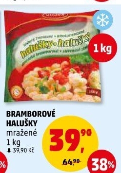 Halušky bramborové mražené Vinica