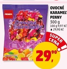 Karamelky ovocné Penny