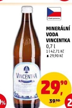 Minerální voda Vincentka