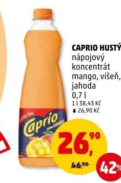 Nápojový koncentrát Caprio hustý