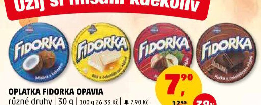 Oplatky Fidorka Opavia