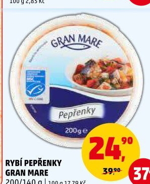 Rybí pepřenky Gran Mare