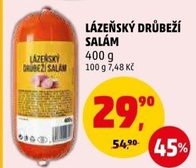 Salám drůbeží lázeňský