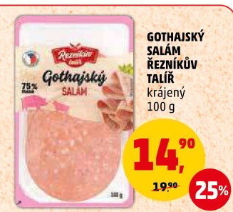Salám Gothaj Řezníkův talíř