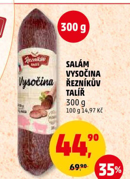 Salám Vysočina Řezníkův talíř