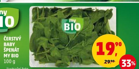 Špenát baby My BIO