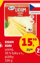 Sýr Eidam uzený 30% Boni