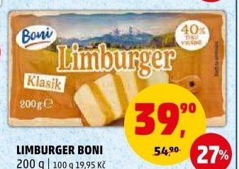 Sýr Limburger Boni