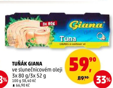 Tuňák v oleji Giana