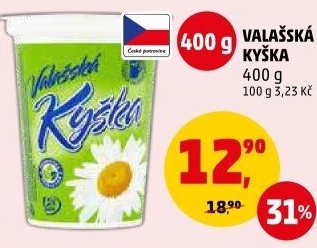 Valašská kyška Mlékárna Valašské Meziříčí