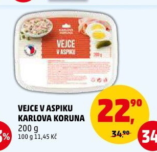 Vejce v aspiku Karlova Koruna
