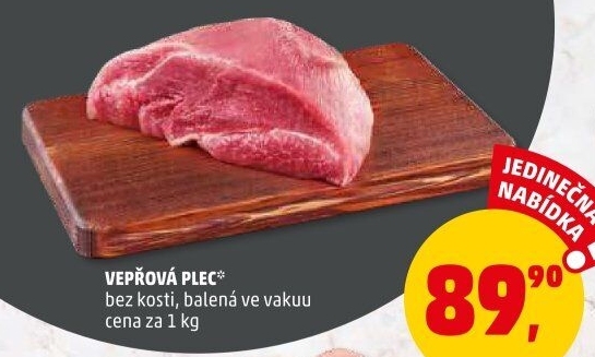 Vepřová plec bez kosti