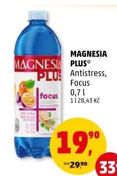 Voda ochucená plus Magnesia