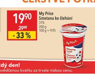 My Price Smetana ke šlehání