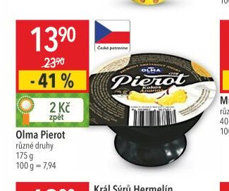Olma Pierot různé druhy