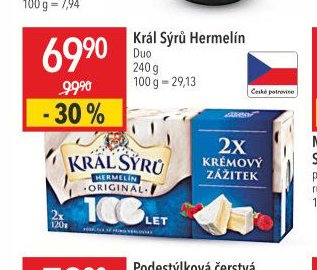 Král Sýrů Hermelín Duo