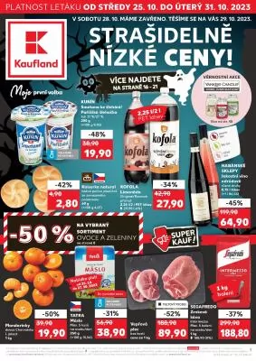 akční leták Kaufland 25.10.2023-31.10.2023