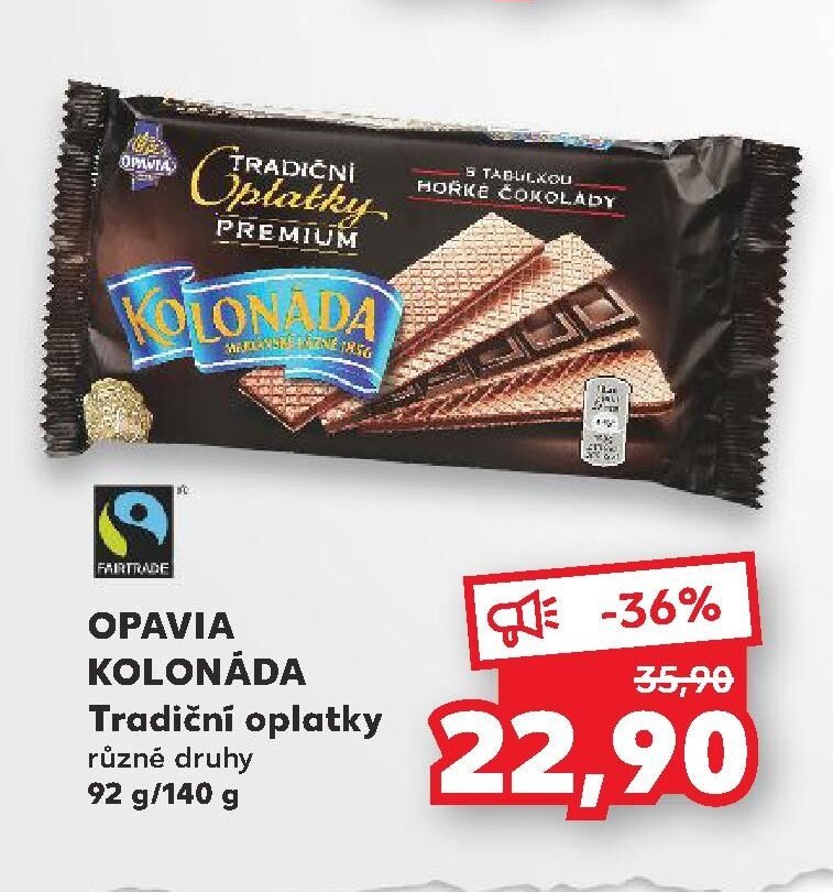 OPAVIA KOLONÁDA Tradiční oplatky různé druhy