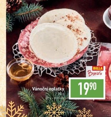 Vánoční oplatky