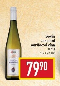 Sovín Jakostní odrůdová vína