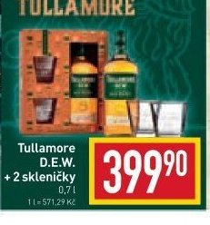 Tullamore D.E.W. + 2 skleničky